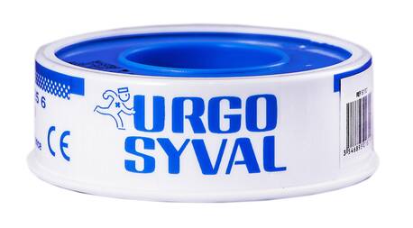 Urgo Urgosyval Пластир медичний шовковий 5 м x 1,25 см білий 1 шт