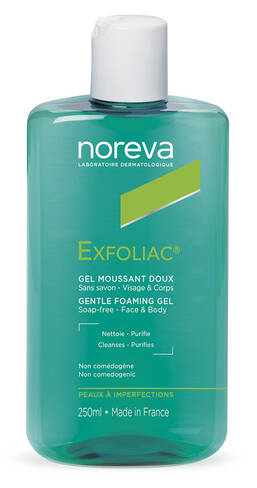 Noreva Exfoliac Гель очищуючий пінистий для обличчя 250 мл 1 флакон loading=