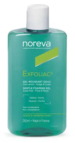 Noreva Exfoliac Гель очищуючий пінистий для обличчя 250 мл 1 флакон