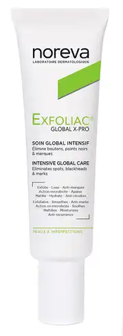 Noreva Exfoliac Global X-Pro Крем Інтенсивний глобальний догляд за проблемною шкірою 30 мл 1 туба