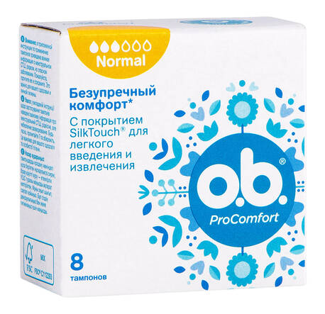 o.b. ProComfort Normal Тампони 8 шт