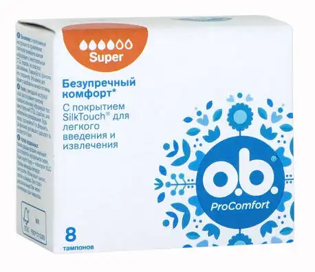 o.b. ProComfort Super Тампони 8 шт