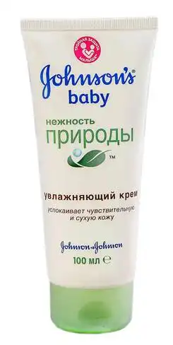 Johnson’s Baby Зволожувальний крем Ніжність природи 100 мл 1 туба