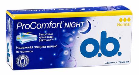 o.b. ProComfort Night Normal Тампони 16 шт