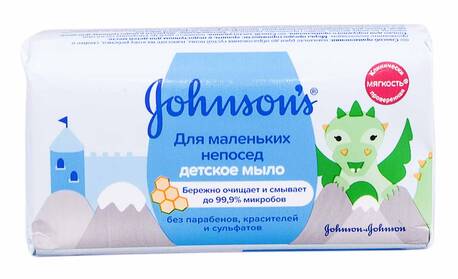Johnson’s Baby Pure Protect Дитяче мило з екстрактом зеленого чаю 100 г 1 шт