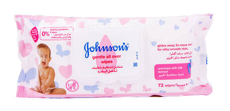 Johnson’s Baby Вологі серветки дитячі без аромату Лагідна турбота 72 шт