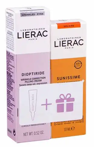 Lierac Dioptipoche крем 15 мл + засіб 10 мл 1 набір