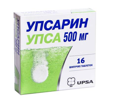 Упсарин Упса таблетки шипучі 500 мг 16 шт loading=