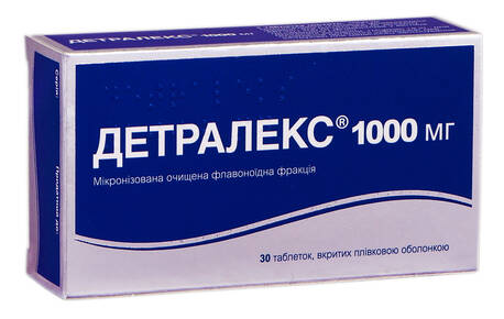 Детралекс таблетки 1000 мг 30 шт