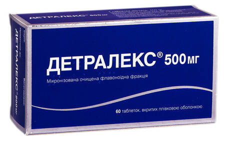 Детралекс таблетки 500 мг 60 шт