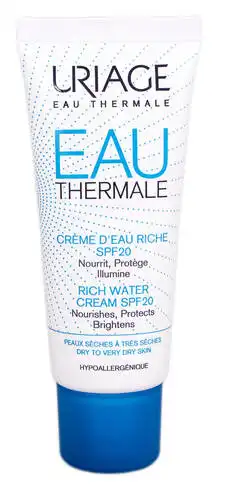 Uriage Eau Thermale Крем збагачений зволожуючий SPF-20 40 мл 1 туба