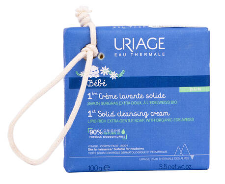 Uriage Bebe 1-ше Очищуюче крем-мило з органічним едельвейсом 100 г 1 шт