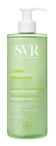 SVR Sebiaclear Гель очищаючий для жирної чутливої шкіри 400 мл 1 флакон