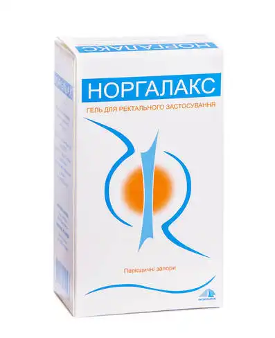 Норгалакс гель ректальний 10 г 6 туб