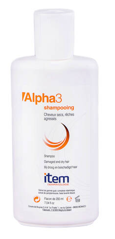 Item Alpha 3 Шампунь для сухого пошкодженого волосся 200 мл 1 флакон