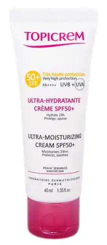 Topicrem Крем ультра зволожуючий SPF-50+ 40 мл 1 туба