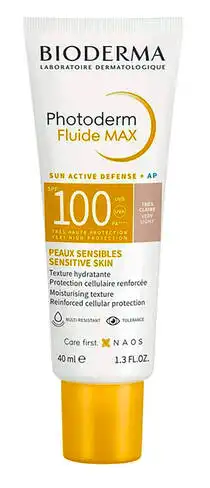 Bioderma Photoderm Max Флюїд SPF100 дуже світлий тон 40 мл 1 туба