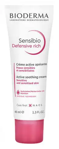 Bioderma Sensibio Defensive Насичений крем для чутливої шкіри 40 мл 1 туба