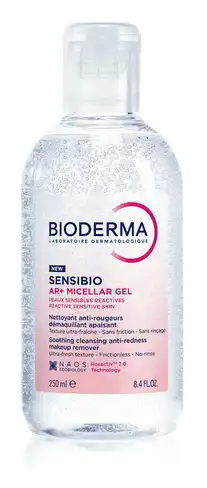 Bioderma Sensibio АR+ Гель міцелярний очищуючий для чутливої шкіри схильної до почервонінь 250 мл 1 флакон