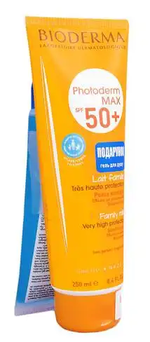 Bioderma Photoderm Max молочко SPF 50+ 250 мл + Atoderm гель для душу 200 мл 1 набір