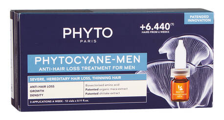 Phyto Phytocyane Засіб проти випадіння волосся для чоловіків 3,5 мл 12 ампул