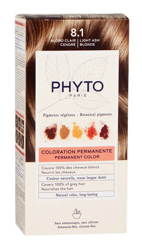 Phyto Color Крем-фарба тон №8.1 світло-русий попелястий 1 комплект
