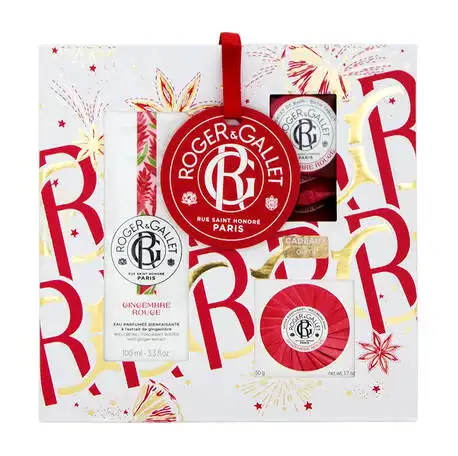 Roger&Gallet Вода Парфумована Червоний Імбир 100 мл + мило 50 г + таблетки для ванни 3х25 г 1 набір