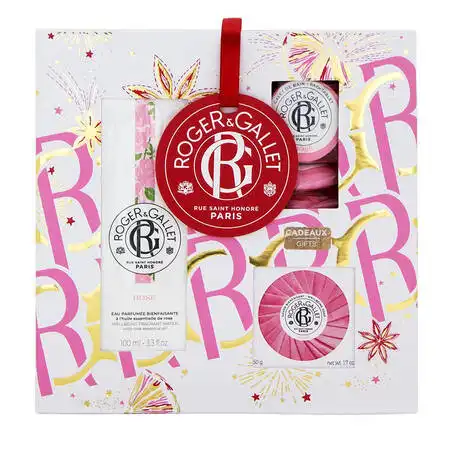 Roger&Gallet Вода Парфумована Троянда 100 мл + мило 50 г +таблетки для ванни 3 х 25 г 1 набір