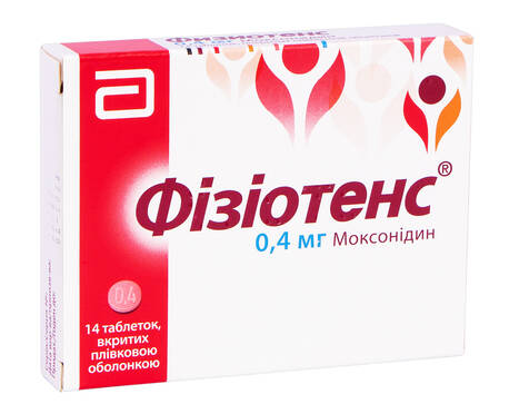 Фізіотенс таблетки 0,4 мг 14 шт