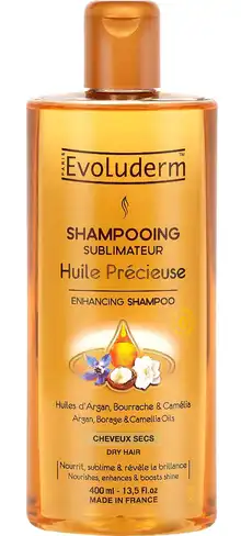 Evoluderm Шампунь для сухого волосся зміцнюючий з цінними оліями 400 мл 1 флакон