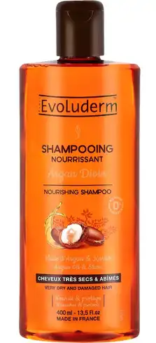 Evoluderm Шампунь для сухого та пошкодженого волосся живильний з аргановою олією 400 мл 1 флакон
