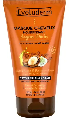 Evoluderm Маска для сухого та пошкодженого волосся живильна з аргановою олією 150 мл 1 туба