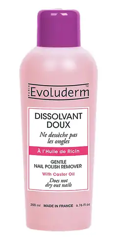 Evoluderm Засіб для зняття лаку з рициновою олією 200 мл 1 флакон