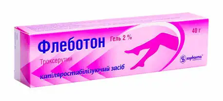 Флеботон гель 2 % 40 г 1 туба