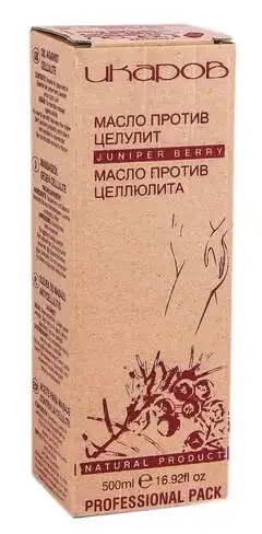 Ikarov Олія проти целюліту Ялівець 500 мл 1 флакон з дозатором
