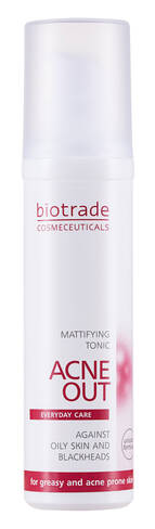 Biotrade Acne Out Матуючий тонік для жирної шкіри та при легких формах акне 60 мл 1 флакон