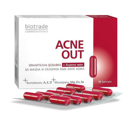 Biotrade Acne Out Вітамінно-мінеральний комплекс капсули 30 шт