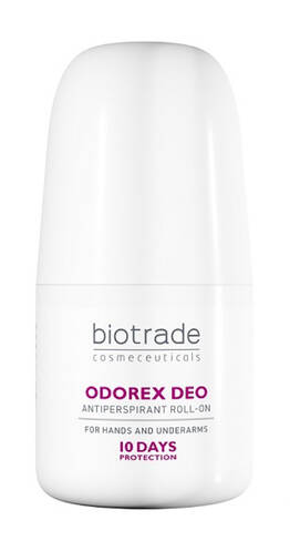 Biotrade Odorex Кульковий дезодорант-антипреспірант тривалої дії 10 днів без поту і запаху 40 мл 1 флакон
