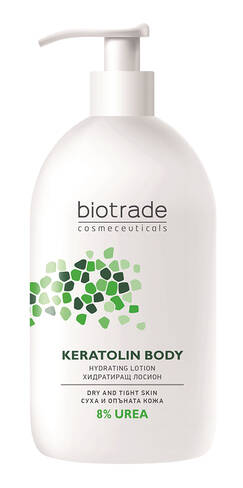 Biotrade Keratolin Лосьон зволожуючий для тіла з 8% сечовини з пом'якшувальною дією 400 мл 1 флакон