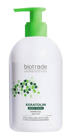 Biotrade Keratolin Гель для душу пом'якшуючий з сечовиною та молочною кислотою 400 мл 1 флакон