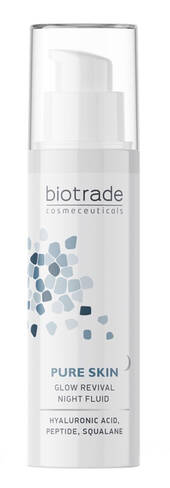Biotrade PURE SKIN Флюїд нічний з гіалуроновою кислотою та пептидами 50 мл 1 флакон