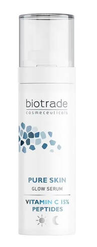 Biotrade PURE SKIN Сироватка з вітаміном С та пептидами для сяяння шкіри 30 мл 1 флакон