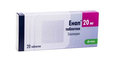 Енап таблетки 20 мг 20 шт