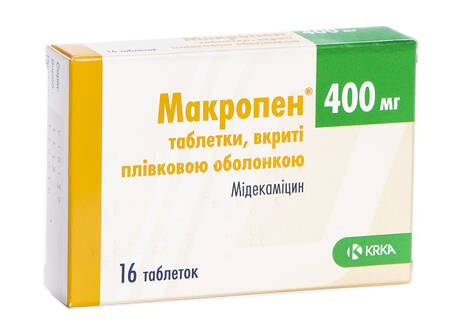 Макропен таблетки 400 мг 16 шт