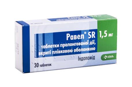 Равел SR таблетки 1,5 мг 30 шт