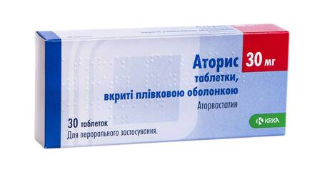 Аторис таблетки 30 мг 30 шт