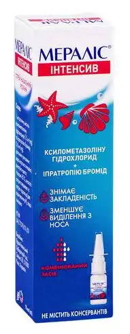 Мераліс Інтенсив спрей назальний 10 мл 1 флакон