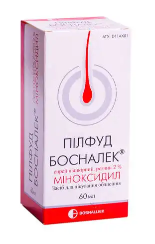 Пілфуд Босналек спрей нашкірний 2 % 60 мл 1 флакон