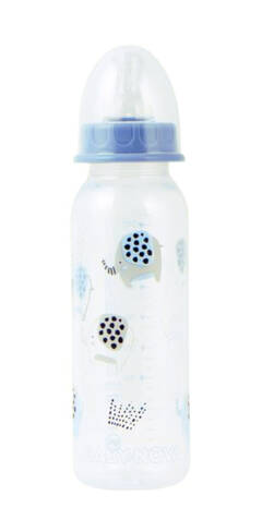 Baby-Nova Пляшечка для годування пластикова декорована 240 мл 1 пляшка loading=