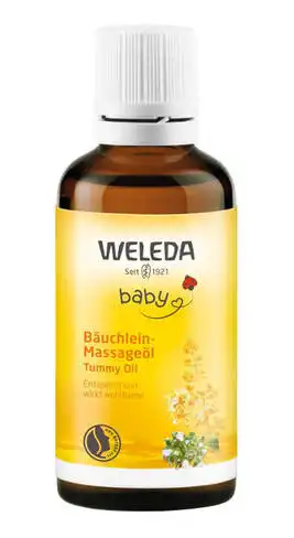 Weleda Олійка масажна від здуття животика у немовлят 50 мл 1 флакон